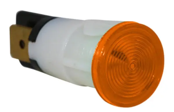 EVEREL - 13mm Neon Indicator Lamp, 250V - Amber