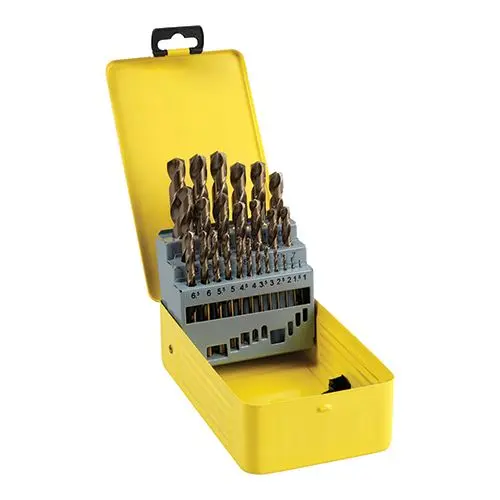 Timco 3000 Series M35 Cobalt Jobber Drill Bit Set, 25-Piece