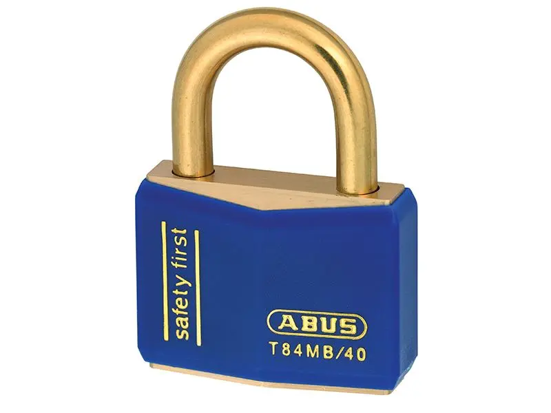 ABUS Mechanisches Vorhängeschloss T84MB/40mm Blau – rostfrei, gleichschließend 
