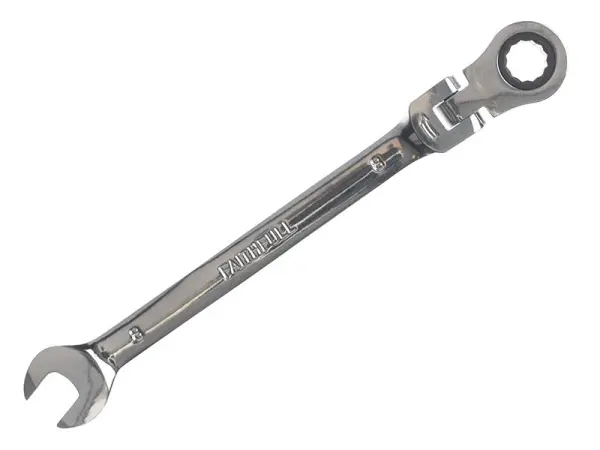 Faithfull Chrome Vanadium Ratchet Spanner, 8mm