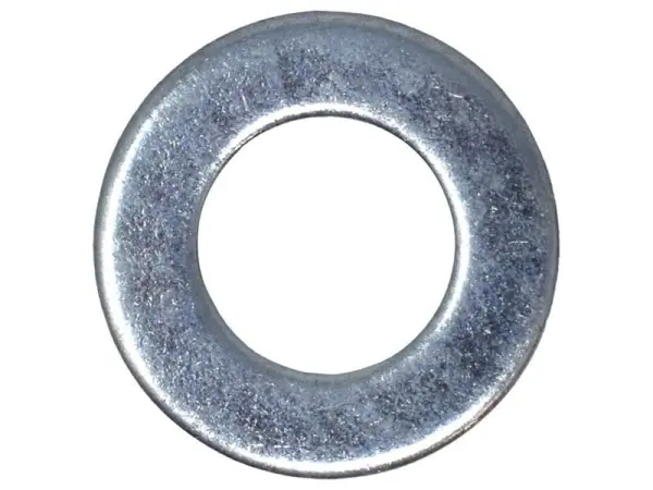 METALMATE® Arandelas Planas Tipo A, Chapadas en Zinc Brillante - 10mm (Caja 100