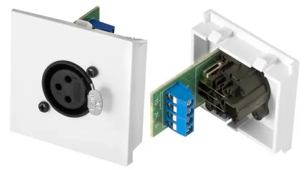 CLEVER LITTLE BOX Conec2 XLR 3-Pin Υποδοχή Socket - Συνδέσεις με Βίδες