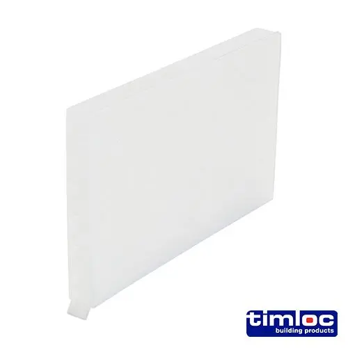 Timco Timloc Wandentlüftungsgitter - Transparent - 1143CL (Größe 65 x 10 x 100,
