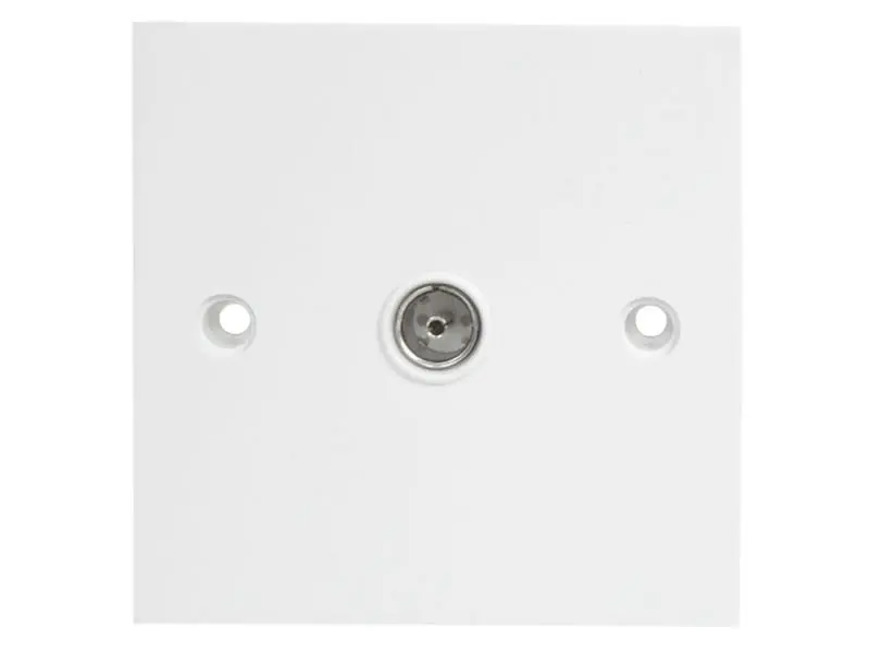 Dencon - Ενιαίο Βύσμα Coax TV, Λευκό