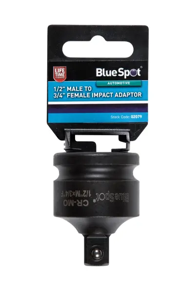 Blue Spot Tools Adattatore ad Impatto Femmina 3/4″ x Maschio 1/2″