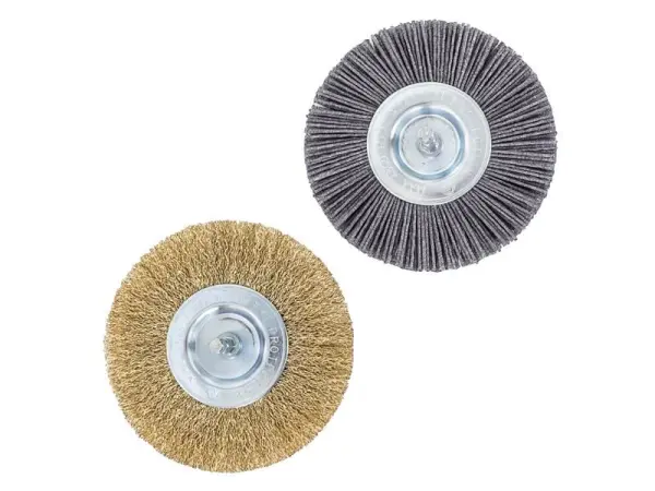 Jeu de brosses Batavia pour désherbeur - 2 pièces, Nylon et Métal