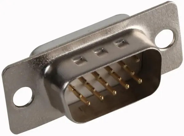 PRO SIGNAL 15-Pin Hi-Density D-Sub Plug, Solder Terminals