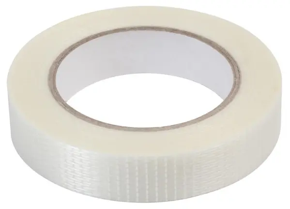 UNBRANDED Reinforced Crossweave Tape, Clear, 50m - 24mm