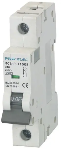 PRO ELEC 10A MCB Singil Phol C, 10kA, 230V
