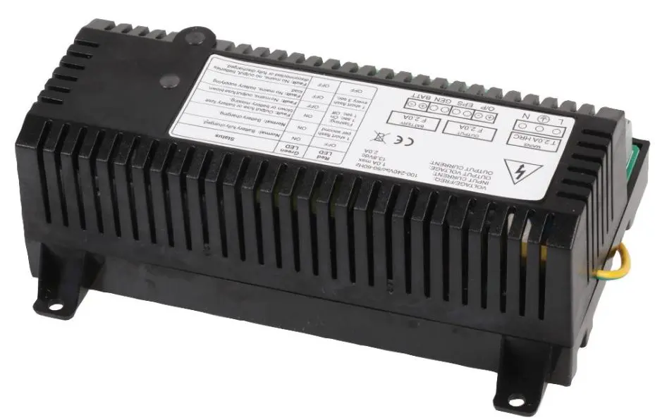 ELMDENE BM Series PSU, 12V 3A, Mains & Battery Monitoring