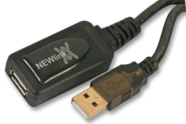 Câble de répéteur actif USB 2.0 NEWLINK 15m noir