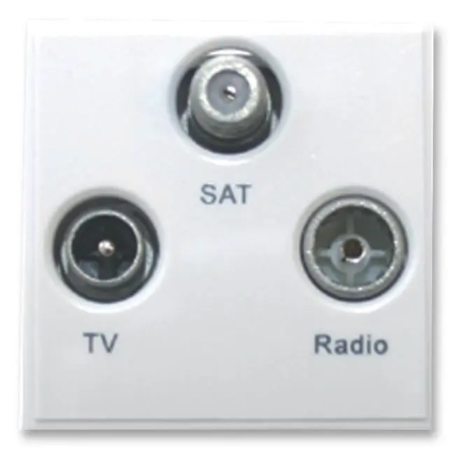 Module Euro Triplexé TV/FM-DAB/SAT TRIAX, Blanc