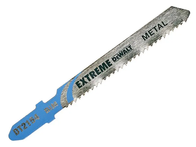 DeWalt DT2154 EXTREME T-Shank Metal Cutting Jigsaw Blades, Pack of 3