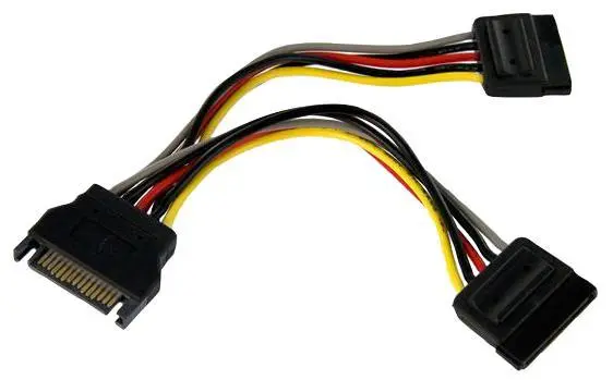 STARTECH SATA Stroom Y-Splitter Kabel, 153mm
