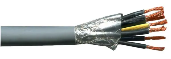 PRO ELEC Câble de contrôle CY 7 conducteurs, LSZH, 0,75mm², 50m