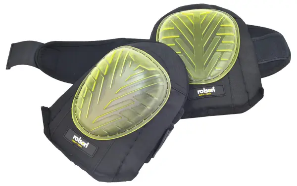 Rolson Black Gel Knee Pads - Pair