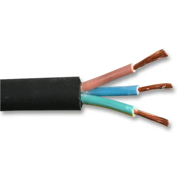 PRO POWER H07RN-F 3-Core Rubber Cable Black 1.5mm² 50m