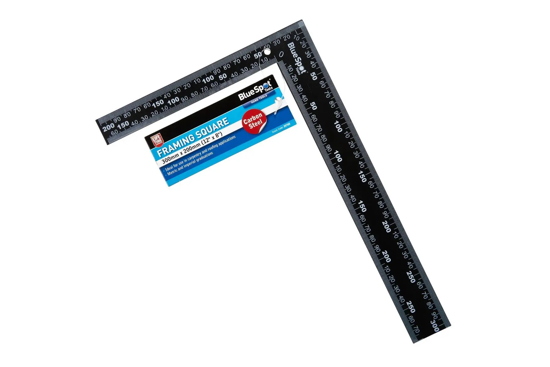 Blue Spot Tools - Cearnóg Fhrámaithe 300x200mm (12 orlach x 8 orlach)