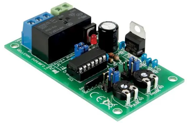 WHADDA 1s to 60h Pulse/Pause Timer Module, 12-24VDC