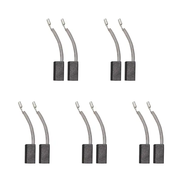 5 Set di 2 Spazzole a Carbone per Hitachi GVB Mini Smerigliatrice, 6.5x9x17mm