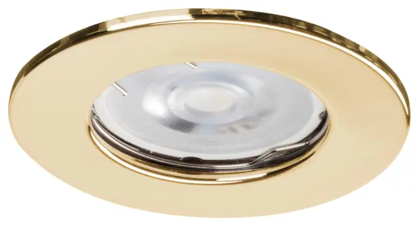 RED ARROW Fire Rated Steel Fixed Downlight, IP20 - Red Brass