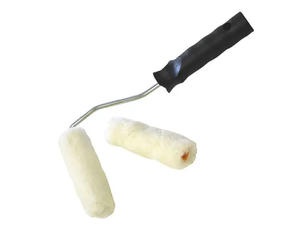 Faithfull Mini-Roller Set mit Rahmen & 2 Rollen 100mm