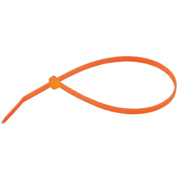 Concordia Technologies Fluorescent Nylon Cable Ties - Orange 300mm x 4.8mm