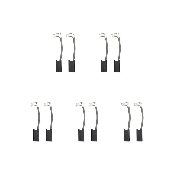 CarbonBr 5 Set di Spazzole a Carbonio 2x per Utensili Sparky, 6.3x10x20mm