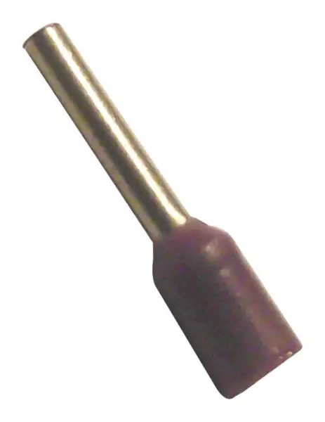 JST FWE Violet Wire Ferrule, 24 AWG 0.25mm², 6mm, Pack of 100