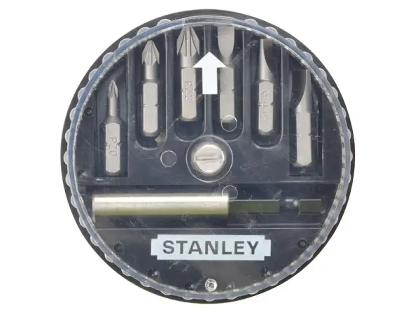 STANLEY® Hand Tools - Kreuz-/Schlitz-Bit-Set, 7-teilig