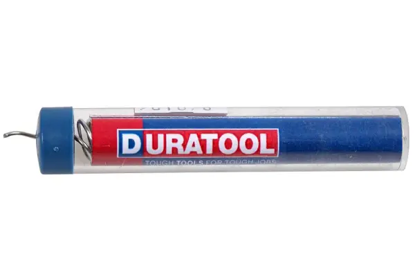 Duratool Lead-Free Solder Wire, 1.2mm, 12.5g, 1.8m