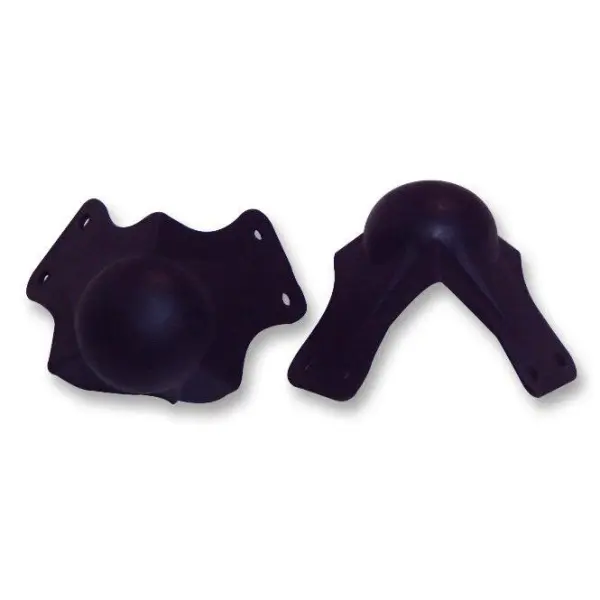 Penn Elcom Heavy Duty Plastic 2 Eared Corner Protectors, 2 Pack