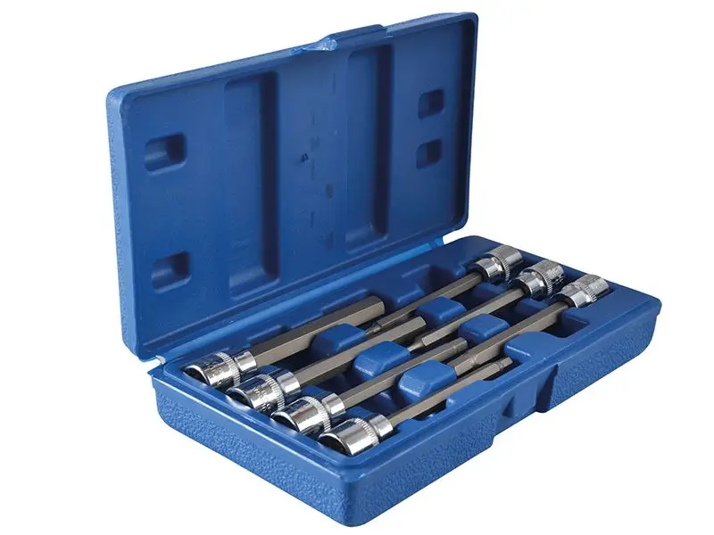 Blue Spot Tools Juego de Hexagonales Extra Largos 3/8, 7 Piezas