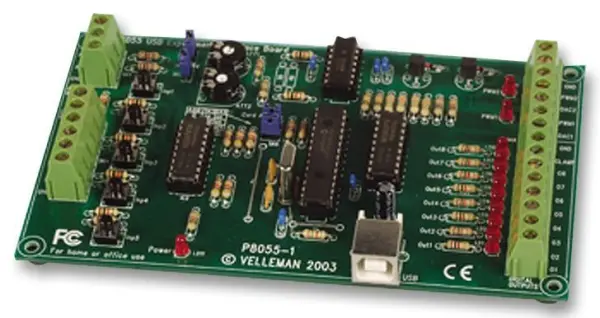 WHADDA USB 실험 인터페이스 보드 키트 K8055N