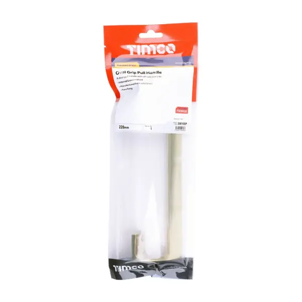 Timco Pemegang Tarik Oval Grip - Kuningan Polished