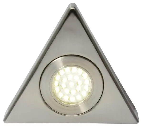 Luminaire d'armoire triangulaire LED CULINA Fonte, 240V, blanc froid