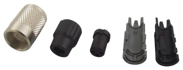 BINDER - 3Καναλική Πρίζα, 125V/4A, Χρυσοπλαστικοί Επαφείς