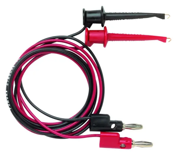 POMONA Minigrabber Test Clip to Stacking Banana Plug Lead, 30V AC/60V DC, 5A