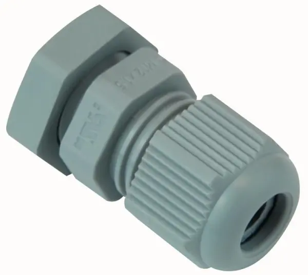 HYLEC Nylon IP68 Cable Gland M12, 6mm, Grey