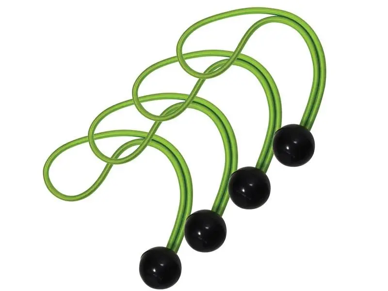 Master Lock Bungee Balls, 4 kusy, 20 cm, zelené