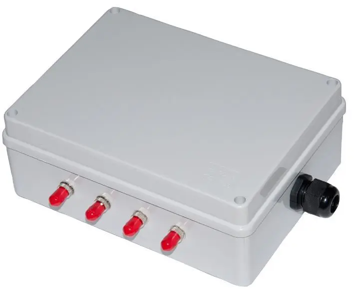 Connectix 4-Way ST Break Out Box in ABS Enclosure