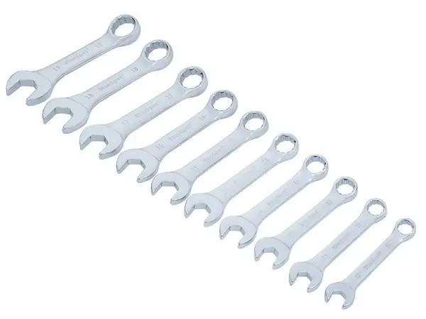 BlueSpot Tools - Set Spanar Gabungan Stubby, 10 Keping
