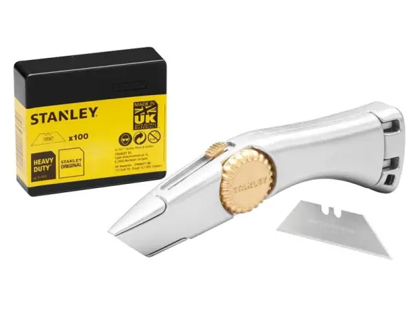 Estilete Retrátil Titan Resistente STANLEY® com 100 Lâminas