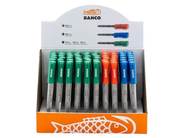 Bahco - Coffret stylo tournevis 60 embouts, présentation étui