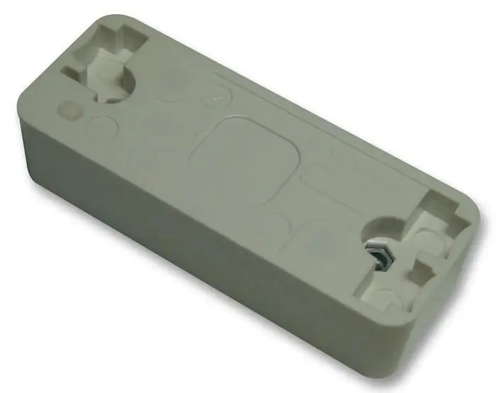 MK Caixilho de Superfície para Architrave, 1 Tomada, 16mm, Branco