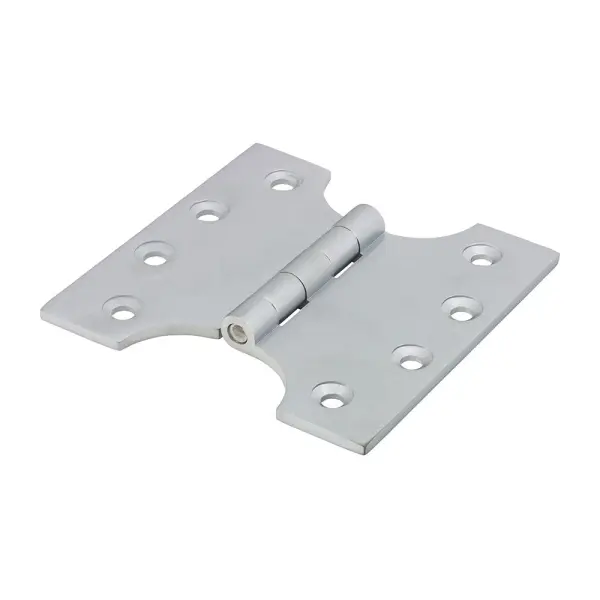 Timco Parliament Hinges, Solid Brass, Satin Chrome, 102x100mm (2 Pack)