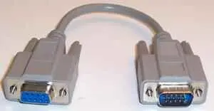 Pro Signal - Tiontaire VGA 9-Pin D Baineann go 15-Pin Hi-D D Fireann