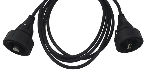 BULGIN LIMITED - USB A/B Kabel IP68 2m