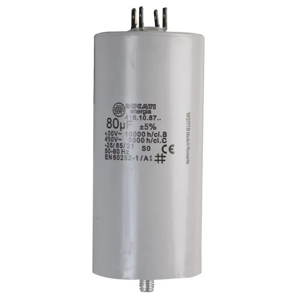 Ducati Motor Run Film Capacitor 80 µF 450V