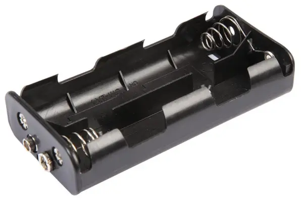 Multicomp Pro 4x C Battery Holder Black, Snap Fit